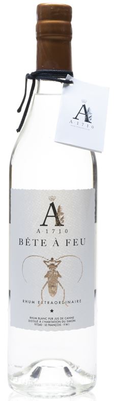 Rhum - A1710 Bête a Feu - Rhum Agricole - France Martinique - La cave d'Emelyne