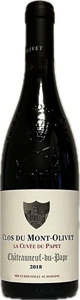 Vin Rouge - Chateauneuf du Pape - La Cuvée du Papet - Clos du Mont Olivet - Rhône - La cave d'Emelyne