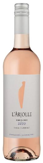Vin Osé- Equilibre zero rosé Syrah Cabernet - Domaine de l'Arjolle - vin sans Alcool - La Cave d'Emelyne