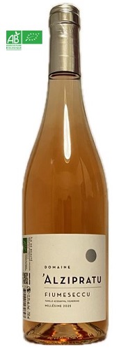 vin rose - Fiumeseccu - Domaine d'Alzipratu - IGP Ile de Beaute - Corse - La Cave d'Emelyne