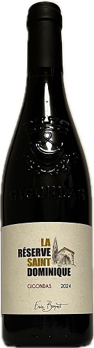 Vin Rouge - Gigondas - La Reserve Saint Dominique - Rhône - La Cave d'Emelyne