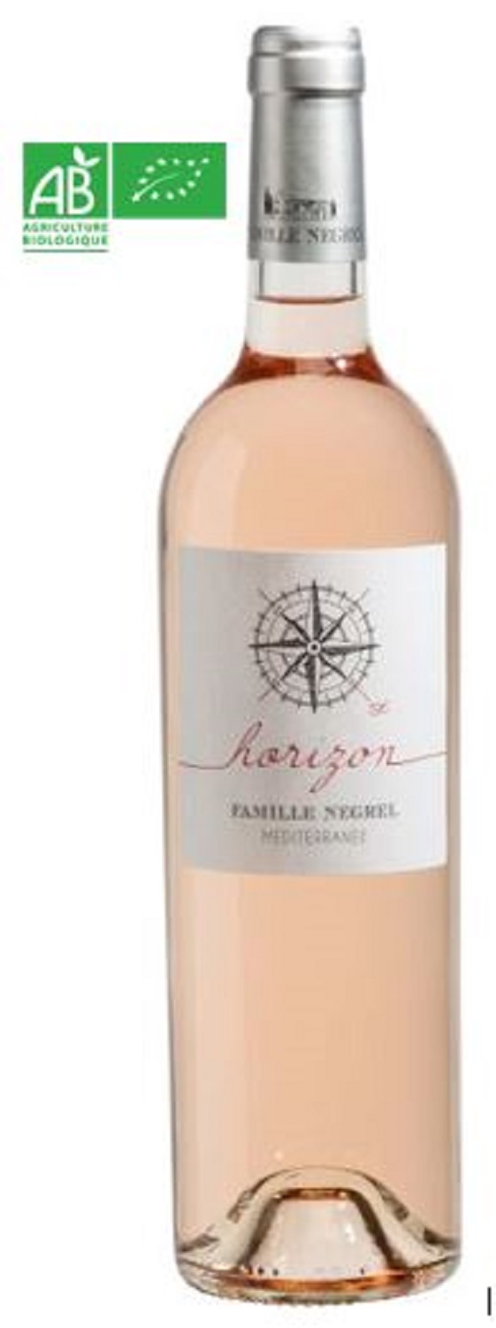 Vin Rosé - Horizon - Igp Mediterranée -  Famille Negrel -  Provence - La Cave d'Emelyne