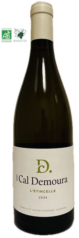 Vin Blanc - IGP St Guilhem le Désert - L’Etincelle - Mas Cal Demoura - Languedoc - La cave d'Emelyne