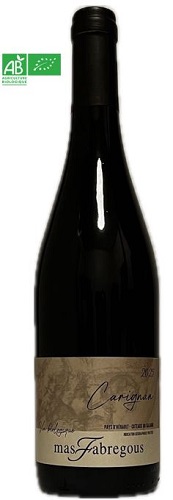 Vin Rouge - Carignan - AOP Pays d'Herault - Coteaux du Salagou - Mas Fabregous - Languedoc - La Cave d'Emelyne