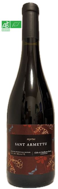 Vin Rouge - Sant Armettu  - Myrtus - IGP Ile de Beauté - Corse - La Cave d'Emelyne