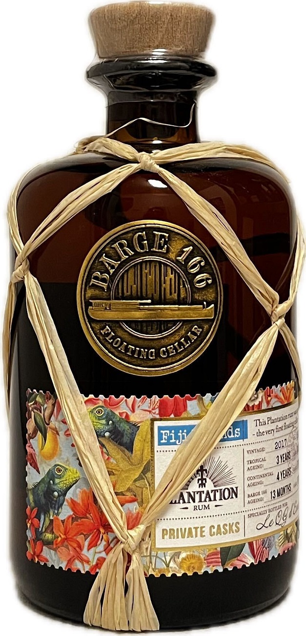 Rhum - Plantation Rum Private Cask Fiji 2017 Barge 166 - Fiji - La cave d'Emelyne
