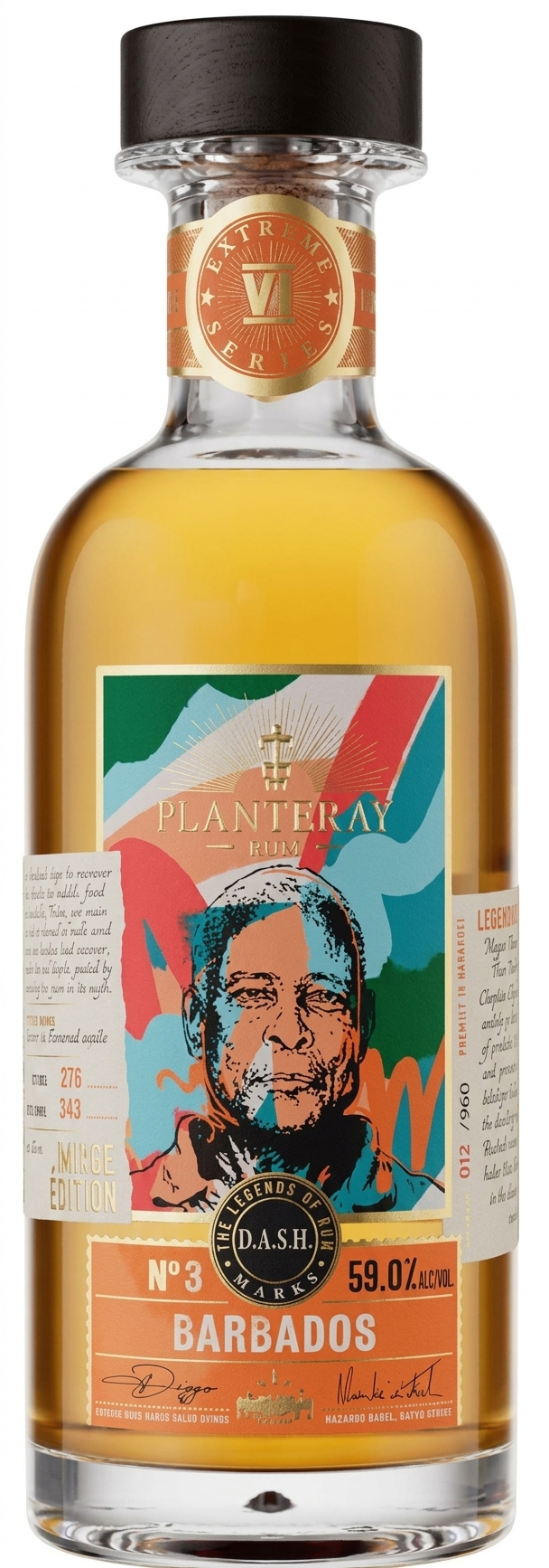 Rhum - Planteray Barbados D.A.S.H. Rum - Extreme Series VI - Legends of Rum - Barbade - La Cave d'Emelyne