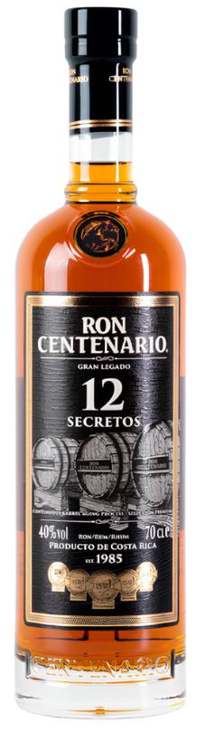 Rhum - Ron Centenario 12 ans - Costa Rica - La cave d'Emelyne