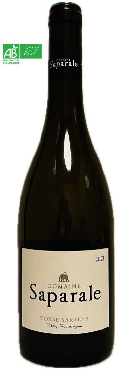 Vin Blanc - Domaine Saparale - AOC Corse Sartene - Corse - La Cave d'Emelyne