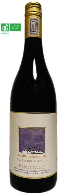 Vin Rouge - Terroir Selection Pinotage - Springfontein Wine Estate - Afrique du Sud - La Cave d'Emelyne