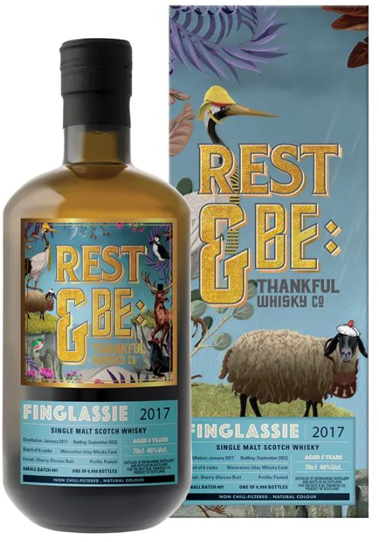 Whisky - Finglassie 5 ans 2017 - rest & be thankful - Single Malt Whisky - Ecosse - La cave d'Emelyne